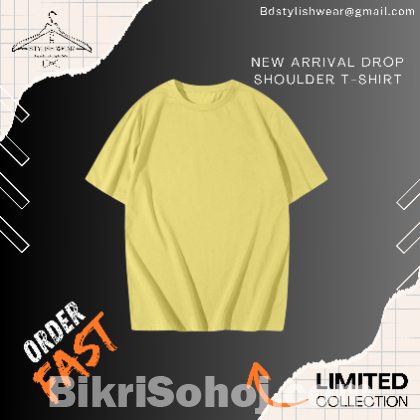প্রিমিয়াম ড্রপ শোল্ডার টি-শার্ট